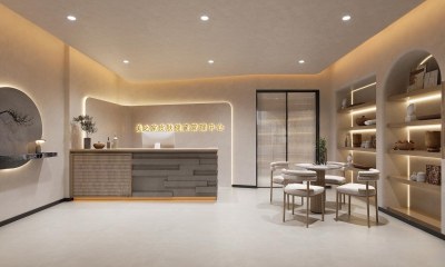 侘寂风美容中心3D模型下载